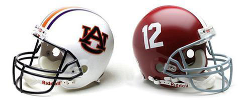 Auburn and Alabama Football