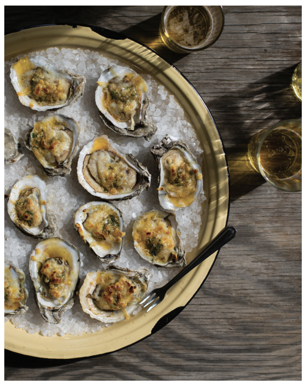 Broiled Oysters from Gumbo Love Lucy Buffett